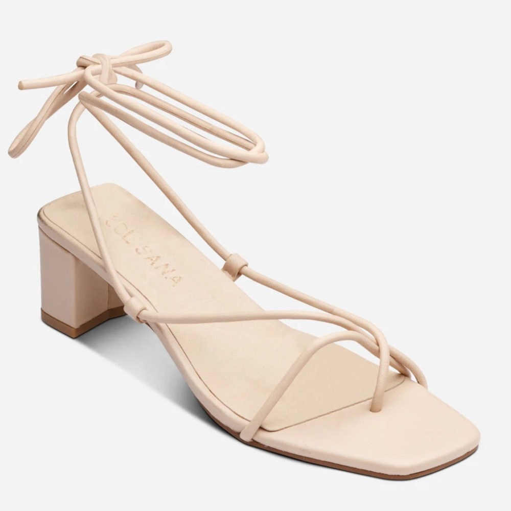 Sol Sana beige strappy sandals size 38